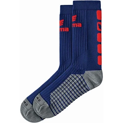Image of Erima Men CLASSIC 5 C Socks New Navy/Red, Size: 47 50