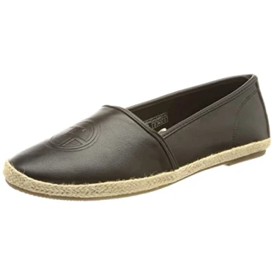Image of Tom Tailor Women&#039;s 3292005 Loafer, Black, 2 UK