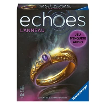 Image of Ravensburger Echoes L&#039;Bague Audio investigation game for adults and children From 14 years old 1 to 4 players Works with free smartphone app Unisex 20932 French version