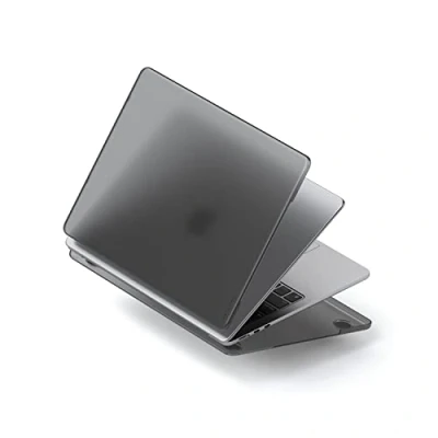 Image of SATECHI Eco Hard shell Case Compatible with MacBook Air (M2, 2022) Model A2681 Lightweight and Slim hub Adapter Friendly Design Dark