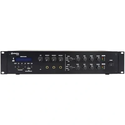 Image of Adastra V 242 Dual Zone 100V Advanced Mixer Amplifier with Output 2 x 240W and Bluetooth, DAB+/FM USB/SD Media Player