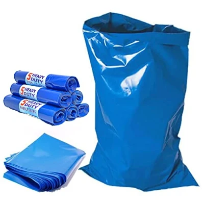 Image of HOMESmith HSBB 025 Heavy Duty Extra Strong Rubble Sacks BB2154221, Blue Plastic, 30 kilograms