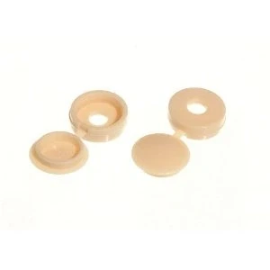 Image of SCREW CAP CUP WASHER HINGED COVER BEIGE FOR No. 6 &amp; 8 SCREWS (Pack of 20)