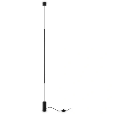 Image of Filo Integrated LED Wall Lamp Black 2700K