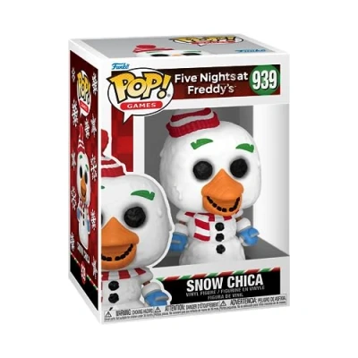 Image of Funko Pop! Games: Five Nights At Freddy&#039;s (FNAF) Holiday Chica the Chicken Collectable Vinyl Figure Gift Idea Official Merchandise Video Games Fans
