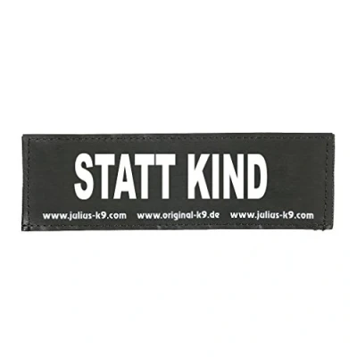 Image of Interchangeable Patches, 1 pair, STATT KIND, Size: Small, Black