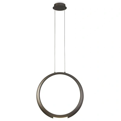 Image of Ring Ceiling Pendant 50cm Round, 23W LED, 3000K, 1600lm, Bronze, 5yrs Warranty