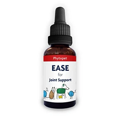 Image of Phytopet Ease 30ml 100% Natural Herbal Remedy Joint Support For Dogs, Cats, Horses, Birds, Pets Stiff and Achy Joints, Older Struggling With Mobility