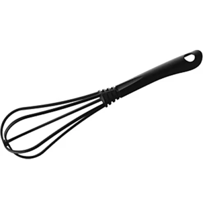 Image of Fackelmann Nero Rods, Nylon,Black, Whisk 30cm, Non stick, 1ud, Nylon