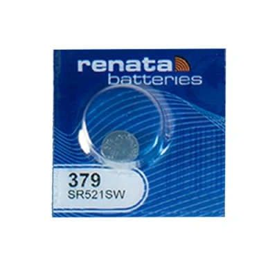 Image of 1 X Renata 379 Mercury Free 1.55 Volt Watch Battery Replaces SR521SW
