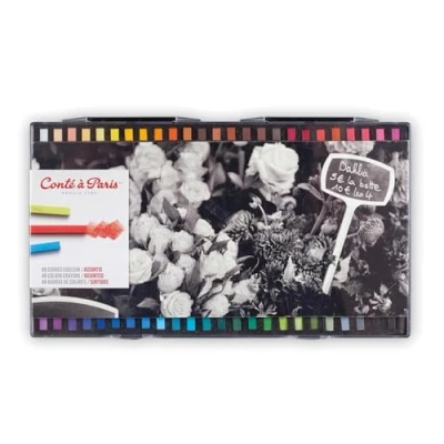 Image of Conte a Paris color Carre Crayons Assorted colors (Pack of 48)