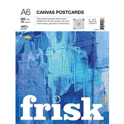 Image of Frisk Canvas Pad 280gsm 10sheets A6, White, (23138006)