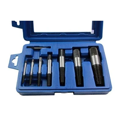 Image of US PRO 8pc Stud Bolt Screw Extractor Remover Set For Rusted Rounded Seized Bolts 2655