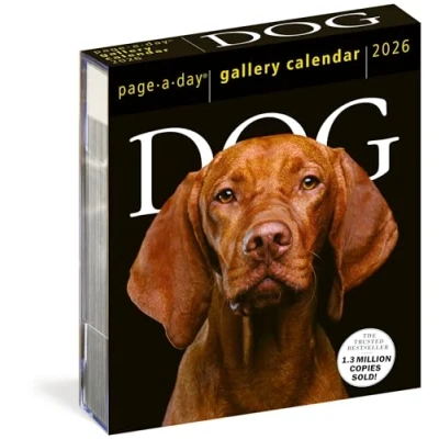 Image of Dog Page A Day® Gallery Calendar 2026: An Elegant Canine Celebration