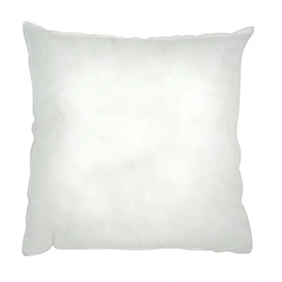 Image of Riva Paoletti Hollowfibre Cushion Pad Insert Inner Standard Square Shape 100% Polyester Filling Double Stitched Edges 45 x 45cm (18&quot; 18&quot; inches) Designed in the UK,White