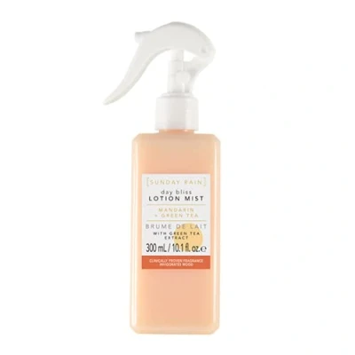 Image of Sunday Rain Day Bliss Lightweight Moisturising Body Lotion Mist Spray, Vegan &amp; Cruelty Free, with Mandarin Green Tea Extract, 300ml