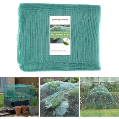 Image of Cabbage White Green Butterfly Netting for Garden Fruit and Vegetable Crop Protection (3m x 6m)