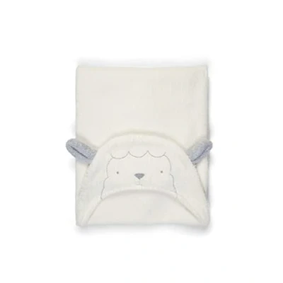 Image of Mamas &amp; Papas Soft Hooded Baby Towel, Lamb