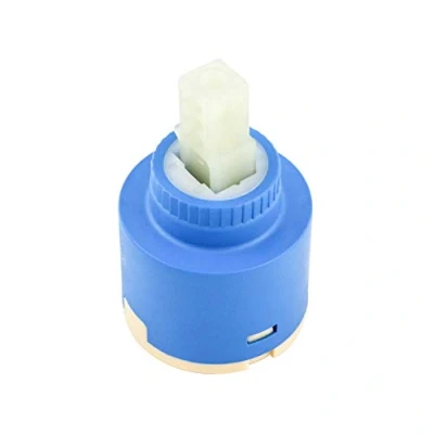 Image of QWORK® 35mm Tap Cartridge, Ceramic Faucet Disc Cartridg Valve, Mix Inner Cartridge Replacement for Kitchen