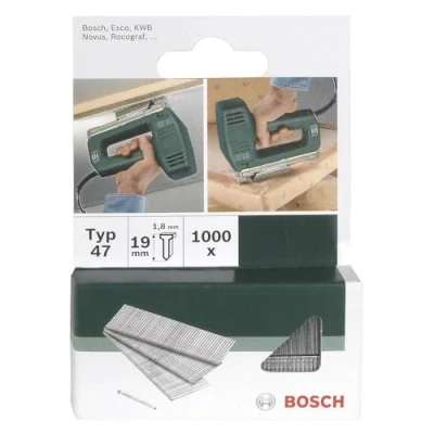 Image of Bosch 1000x Nails Type 48 (1.8 x 1.45 14 mm, Accessories for Tacker, Staple Gun)