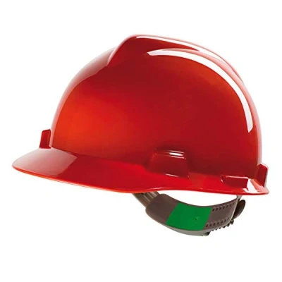 Image of MSA V Gard Hard Hat Safety Helmet 6 Colours MSAGV Colour=Red