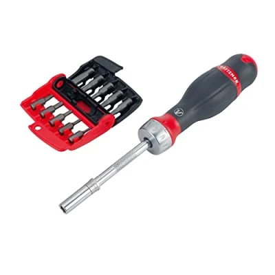 Image of CRAFTSMAN V Series Ratcheting Screwdriver Set with Assorted Multi Bits, 18 Piece (CMHT68143V)