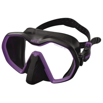 Image of SEAC Icona, frameless single lens mask for scuba diving 100% Made in Italy