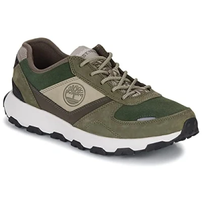 Image of Winsor Park Oxford Nubuck Leather Men&#039;s Low Top Trainers