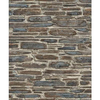 Image of Rasch Tapeten Vliestapete (Natürlich) Grey 10, 05 m x 0, 53 Tapetenwechsel 863420