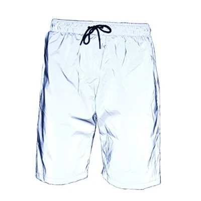 Image of NewL Reflective Shorts Pants Men Trousers Casual Night Sporting Jogger (L) Grey