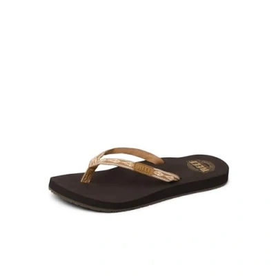 Image of Reef Women’s Ginger Sandals, Brown (Brown/Peach), 5 UK
