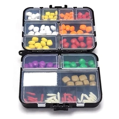 Image of imitation Fake Bait Artificial Pop Up Sweetcorn carp fishing Selection Tackle Box Set Type 2