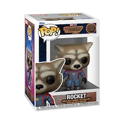 Image of Funko POP! Vinyl: Marvel Guardians Of the Galaxy 3 Rocket Raccoon Collectable Vinyl Figure Gift Idea Official Merchandise Toys for Kids &amp; Adults Movies Fans