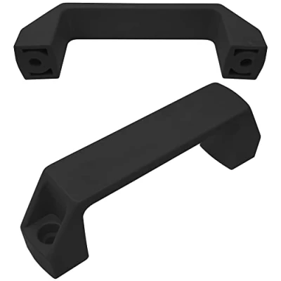 Image of cyclingcolors 2X Heavy Duty Black Plastic 130mm 5 1/8&quot; Industrial Commercial Door Pull Handle,