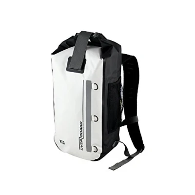 Image of Overboard Classic 100% Waterproof Backpack Dry Bag, 20L, White