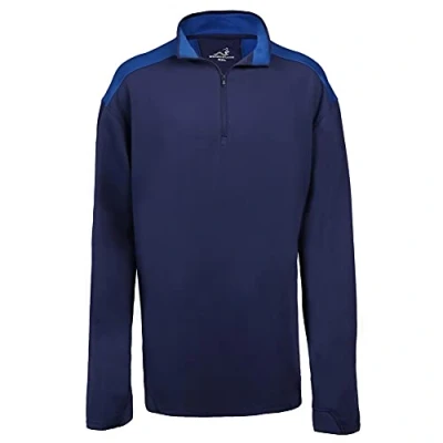 Image of Woodworm Golf Mens Performance Pullover/Sweater/Jumper, Navy, 2XL