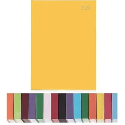 Image of Top Sale 2025 A4/ A5 Day A Page/Week To View Yearly Diary with Hard Cover (Yellow, A4 Week View)