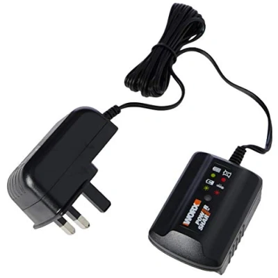 Image of WORX WA3760 18V (20V MAX) Battery Charger Compatible with UK Packs