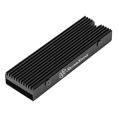 Image of SilverStone Technology TP05 Slim Profile Aluminum Alloy M.2 SSD Cooling kit, SST TP05B