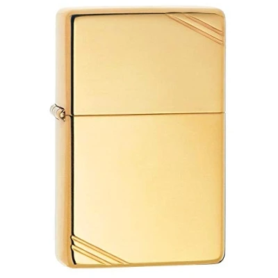 Image of Zippo Vintage Lighter High Polished Brass