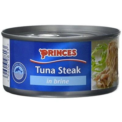 Image of Princes Steak in Brine Tuna, 185 g, Pack of 12