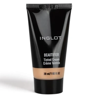Image of Inglot Beautifier Tinted Cream Lightweight, Hydrating Foundation for a Flawless Finish Natural Coverage with Healthy Glow Perfectly Blended Skin Tone Long Lasting Hydration 30 ml 106