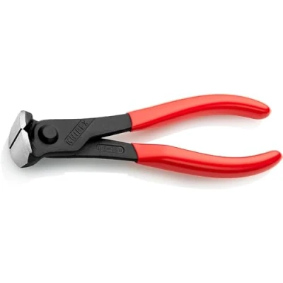 Image of Knipex End Cutting Nipper black atramentized, plastic coated 160 mm (self service card/blister) 68 01 SB