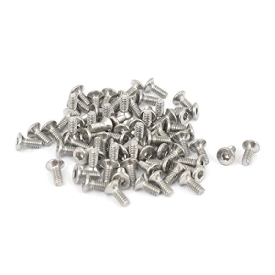 Image of Sourcingmap M2 x 5mm Hex Socket Countersunk Flat Head Screw Bolts 50pcs