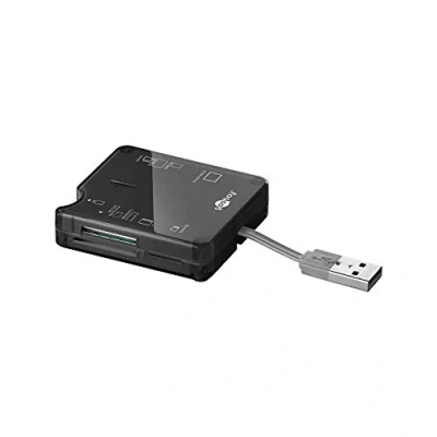 Image of Goobay 95674 All In One USB 2.0 Card Reader, Black