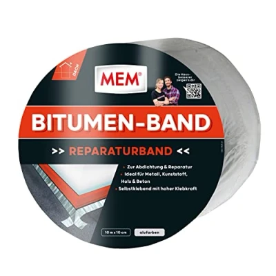 Image of MEM 500481 Bitumen Tape 10m x 100 mm Aluminium