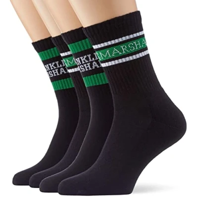 Image of FRANKLIN &amp; MARSHALL Socks C100867 Black/Dark Green/Whi 39 42