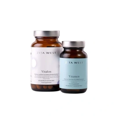 Image of Zita West Couple Bundle Vitafem &amp; Vitamen Multivitamins 60 Female Caps 30 Male (1 Month Supply)