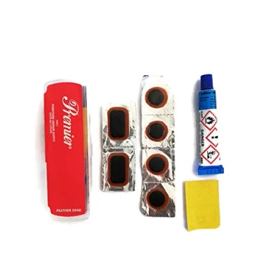 Image of Reece Cycles Premier Cure C Feather Edge Puncture Repair Kit with Weldtite Rubber Solution