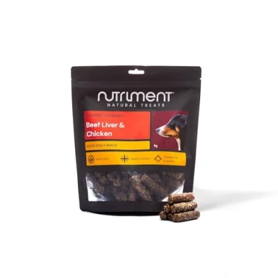 Image of Natural Treats Gourmet Sausage Beef Liver &amp; Chicken (1kg) Airdried Grain free High Protein Healthy Dog Chew